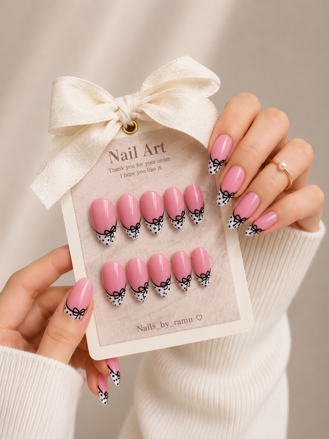 Bow French Tip