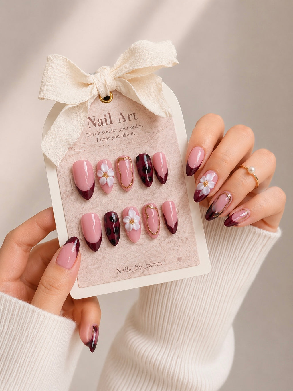 Petals, chrome and French tips