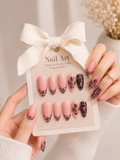 Blush Leopard & Chocolate Swirl