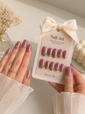 Soft rose pink cat eye