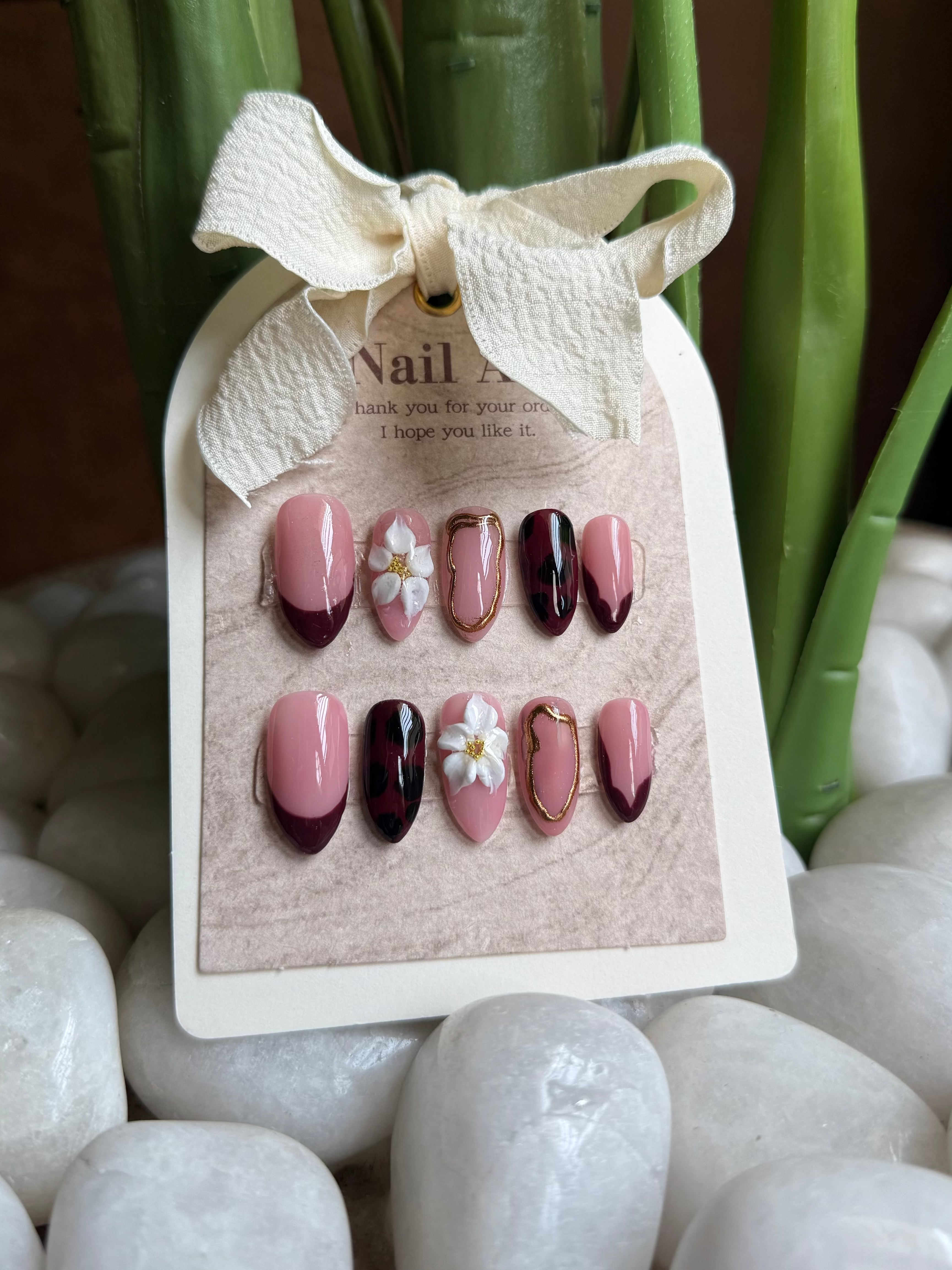 Petals, chrome and French tips
