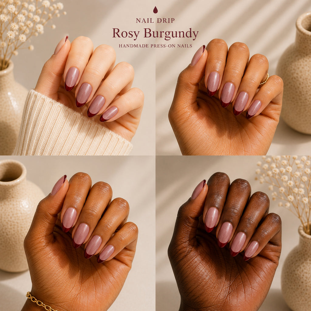 Pink Cat Eye Red French Tip