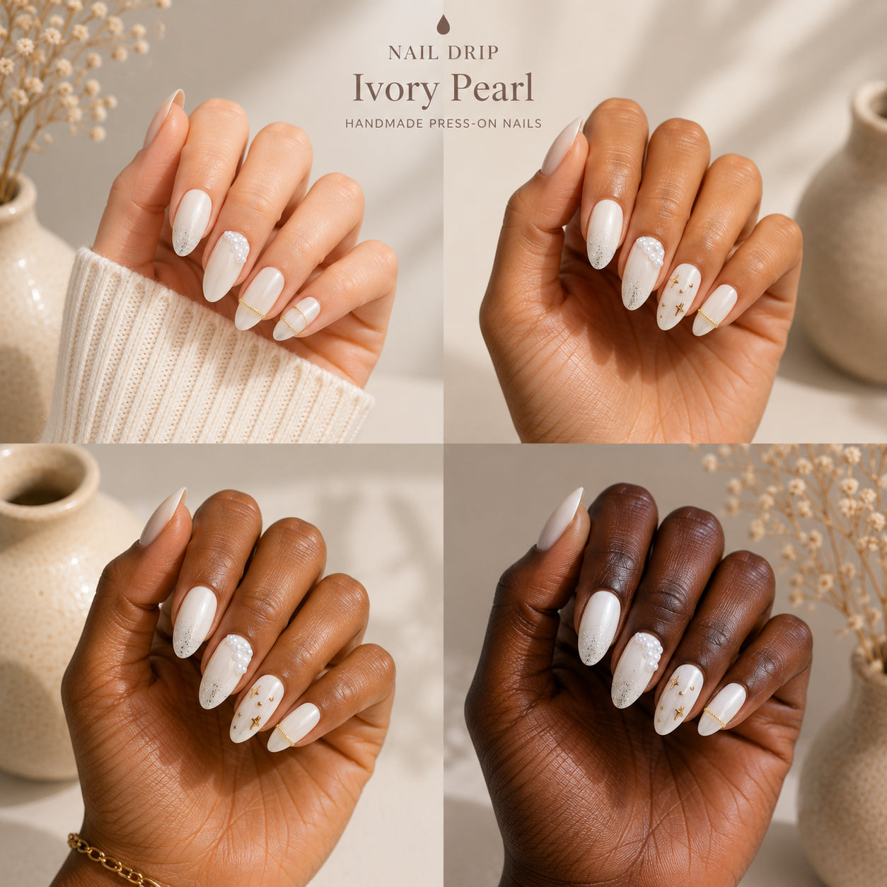 Milky Floral and Glitter